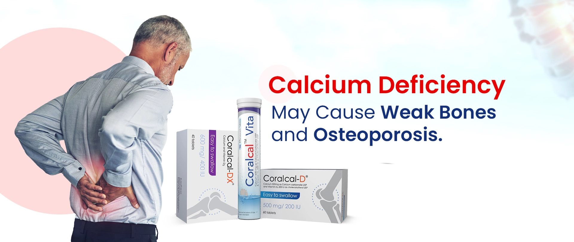 Calcium deficiency Old man